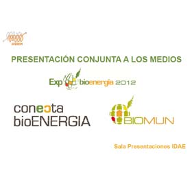 presentación conjunta de los medios expobiomasa
