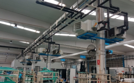 Infrico Supermarket refuerza su compromiso con el bienestar laboral con un avanzado sistema de climatización industrial en su planta de Lucena