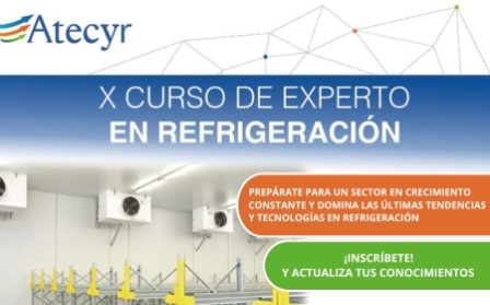 Consigue tu plaza en el X Curso de Experto en Refrigeración de Atecyr