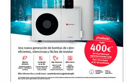 Nueva promoción de bomba de calor de Saunier Duval