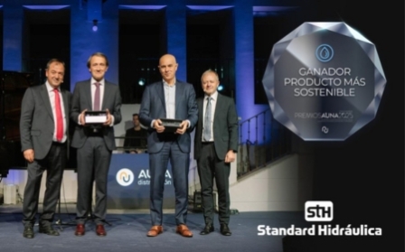 Standard Hidráulica recibe el Premio AÚNA 2025 al Producto Más Sostenible por su válvula de escuadra AMERICA TECH