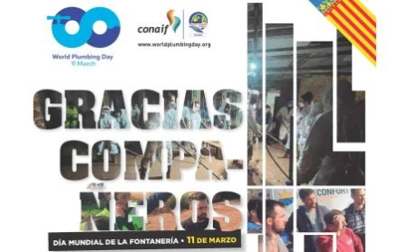 El Día Mundial de la Fontanería 2025 homenajea a los voluntarios de la DANA en Valencia