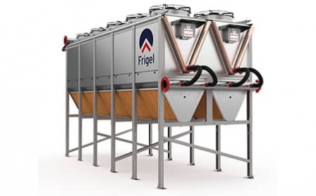 El sistema de enfriamiento adiabático Ecodry de Frigel reduce el uso de agua hasta un 95%