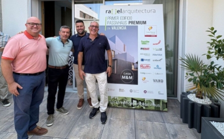 El sistema SATE Rhonatherm, presente en la primera vivienda Passivhaus Premium certificada de la Comunitat Valenciana