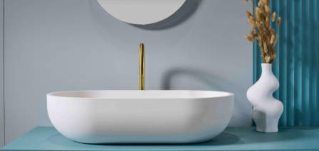 Acquabella: La suavidad de las formas curvas de Echo redefine la elegancia en el baño