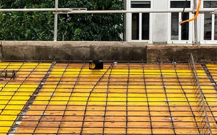 El sistema profi-air de Fränkische permite la instalación de ventilación integrada en la propia estructura del edificio