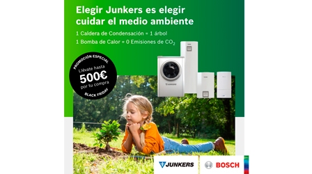 Este Black Friday Junkers doblará su campaña de calderas y bombas de calor hasta 500€