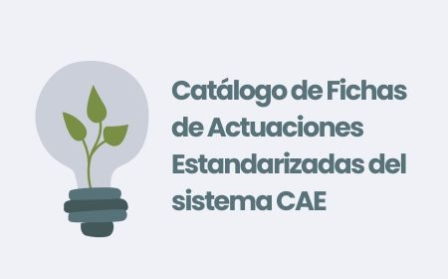 Fichas estandarizadas CAE: Nuevo Catálogo publicado en el MITECO