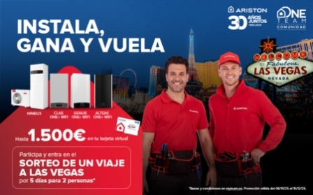 Ariston lanza su promoción de invierno “Instala, Gana y Vuela”