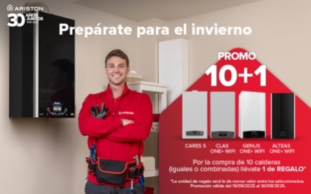 Nueva promoción para instaladores: prepara el invierno con Ariston