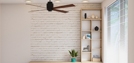 Ventilador de techo vs. aire acondicionado