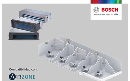 Las unidades interiores de conducto de sistemas VRF de Bosch se unen a la climatización por zonas