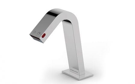 Grifo Electro “Duplo” Agua + jabón, un exclusivo modelo de repisa de Clever