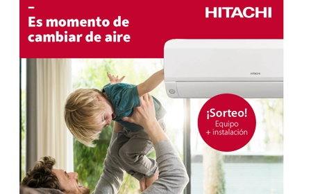 Hitachi Cooling & Heating España sortea un equipo de aire acondicionado FrostWash Mokai35