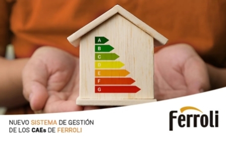 Ferroli lanza un sistema para gestionar los certificados de ahorro energético (CAES)