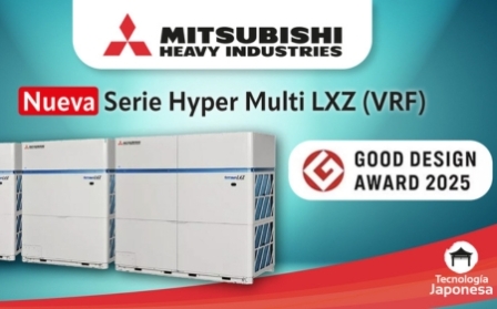 La Serie Hyper Multi LXZ (VRF) de Mitsubishi Heavy Industries gana el premio GOOD DESIGN Award 2025