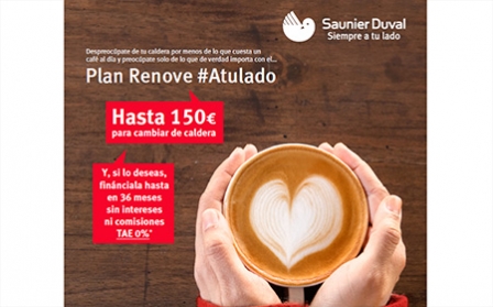 En marcha el Plan Renove #Atulado de calderas de Saunier Duval