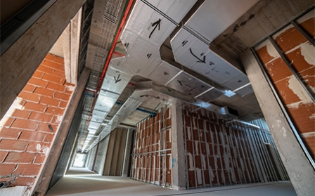 2.000 m2 de conductos URSA AIR Incare en un nuevo colegio de educación especial de Valencia