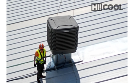 Evaporalia HICOOL: climatización eficiente en grandes espacios industriales para proteger trabajadores y maquinaria