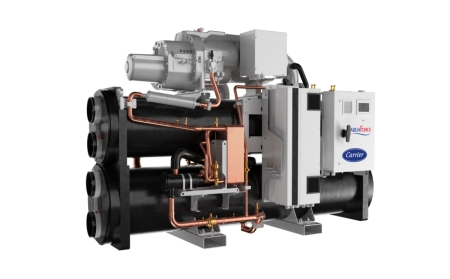 Carrier lanza la AquaForce 61XWHVZE: bombas de calor de alta temperatura para redes de calor y aplicaciones industriales