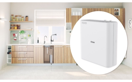 Grifería Clever presenta Pure Slim: equipo de ultrafiltración compacto para mejorar la calidad del agua en el hogar