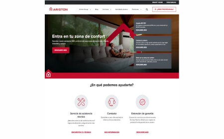 Ariston estrena nueva web para ofrecer una experiencia digital más sencilla, intuitiva y adaptada a las necesidades de sus usuarios