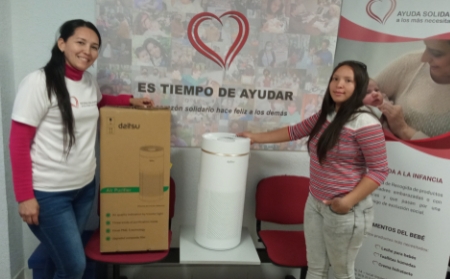 Eurofred dona 50 purificadores de aire a una ONG en Madrid para mejorar la salud de familias vulnerables