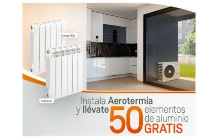 Ferroli lanza una promoción de aerotermia para instaladores con radiadores gratis