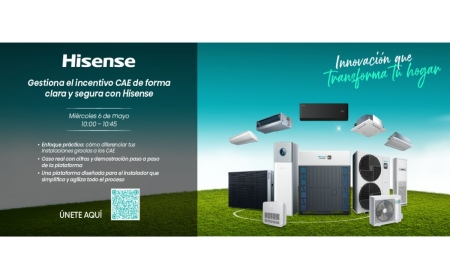 Hisense lanza una plataforma digital gratuita para facilitar la gestión de los CAE en proyectos de aerotermia