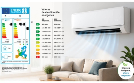 Etiqueta energética del aire acondicionado ¿Cómo saber qué equipo es más eficiente?