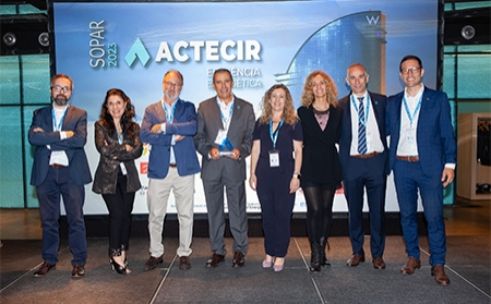 La asociación entrega sus PREMIOS ACTECIR 2023 durante la cena “Eficiencia Energética”