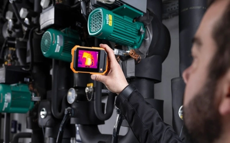 Testo presenta la cámara termográfica testo 862-2 para inspecciones industriales con resolución de 256 × 192 píxeles
