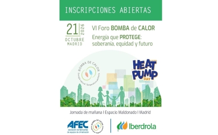 El VI Foro de Bomba de Calor analizará cómo la electrificación de la climatización protege hogares, sistema energético y el futuro sostenible