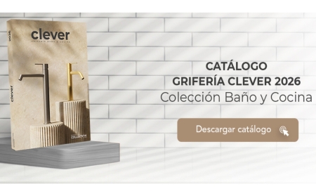 Clever lanza su nuevo Catálogo 2026 con nuevas líneas de accesorios, grifería y soluciones de ducha