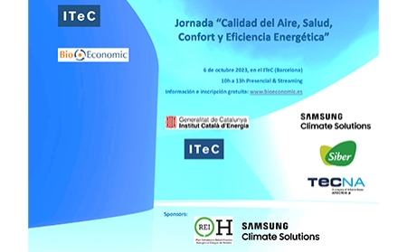 Jornada BioEconomic en la sede del ITeC: “Calidad del Aire, Salud, Confort y Eficiencia Energética”