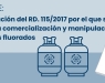Modificación del Real Decreto 115/2017 por el que se regula la comercialización y manipulación de gases fluorados